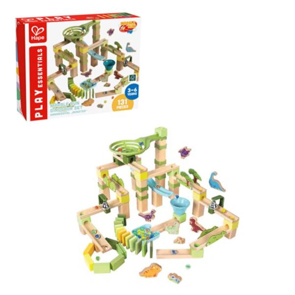 Carreras de Canicas con Figuras de Dinosaurios 3-8a