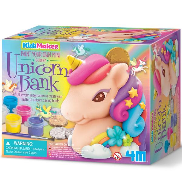 Kidz Maker Pinta tu Propia Mini Alcancia de Unicornio 8a+