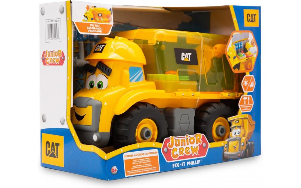 Camion CAT Junior y Taller de Trabajo c/Luz y Sonidos 2a+