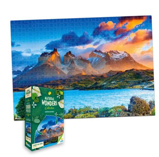 Rompecabezas Colección Maravillas Naturales 1000Pzs Torres del Paine Chile 16a+