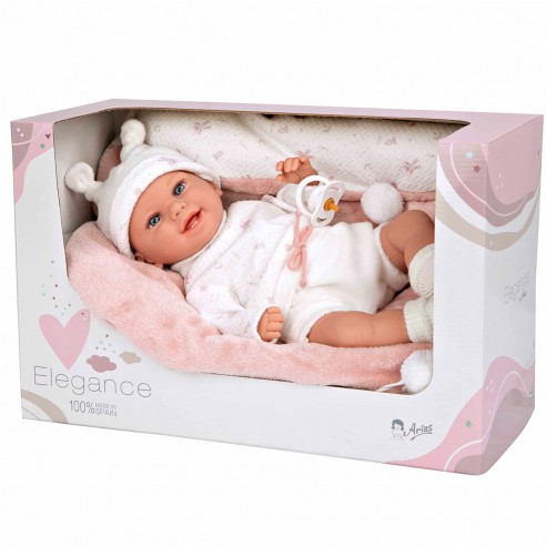 Bebé con Peso Real Arias Elegance 35cm 2a+