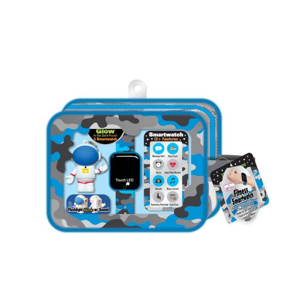Reloj Inteligente Deportivo con Accesorios 12a+ Azul
