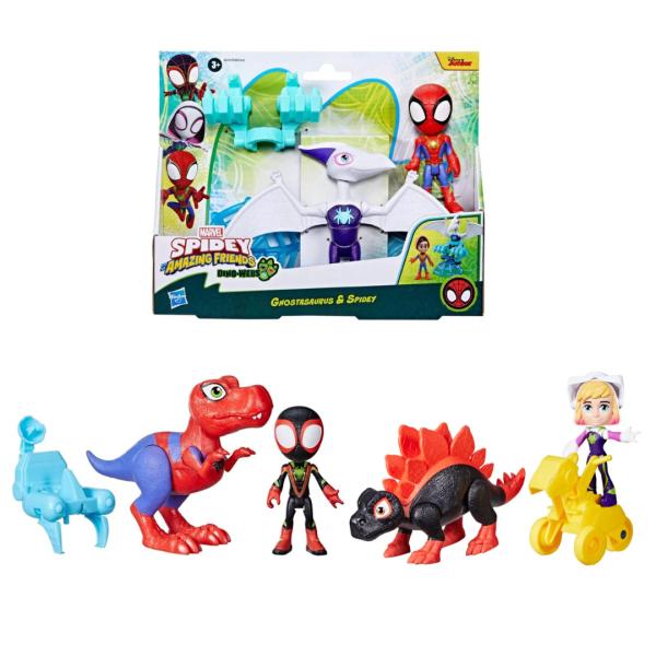 Figuras Marvel Spidey and the Amazing Friends Dino Webs Surt/3 3a+