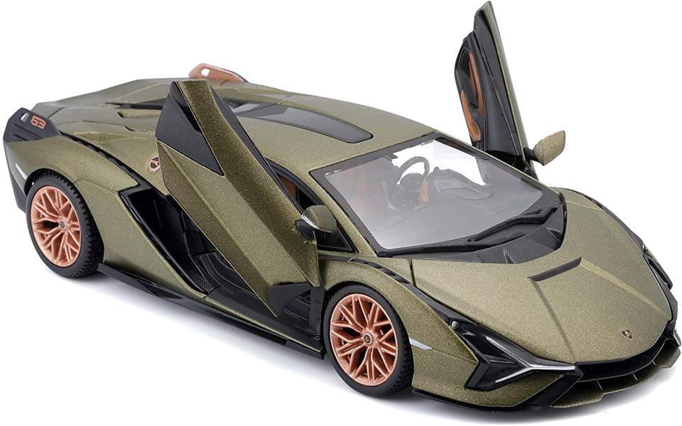 Carro Lamborghini Sián FKP 37 Verde  Metálico Esc:1:24 3a+(210992)