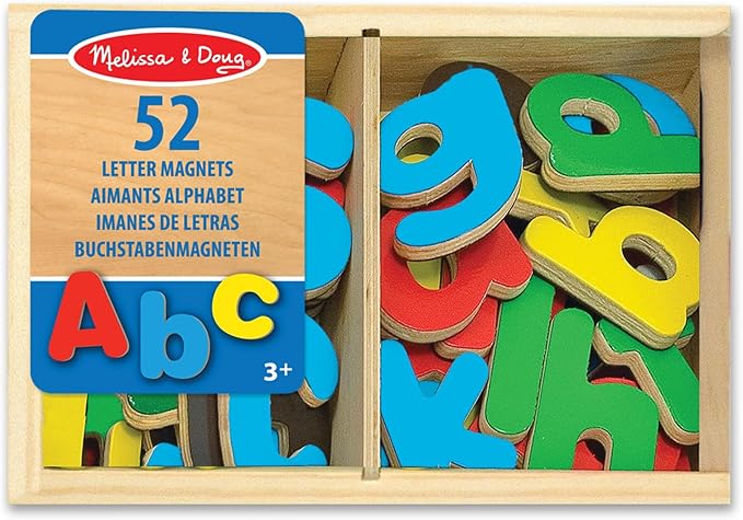 Alfabeto Magnético de Madera 52 Letras (10448) 3a+
