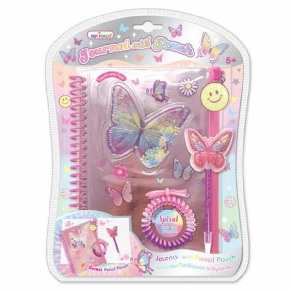 Diario con Accesorios de Mariposas  5a+