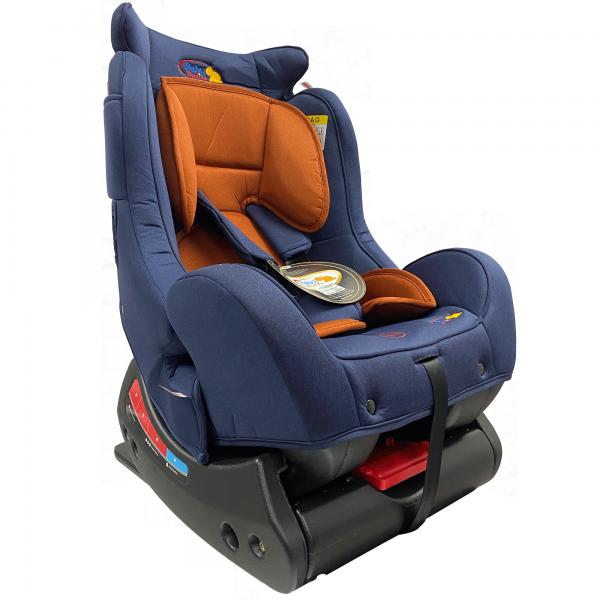 Silla de Carro Reclinable Azul/Naranja 0-25Kg 0m-6a
