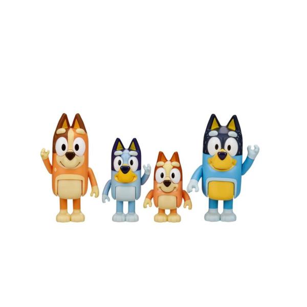 Figuras Bluey Set/4 Surt/4 3a+
