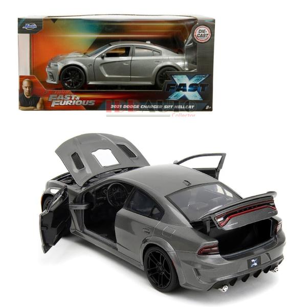 Carro Rápidos y Furiosos Dodge Charger 2021 SRT Hellcat Esc:1:24 8a+