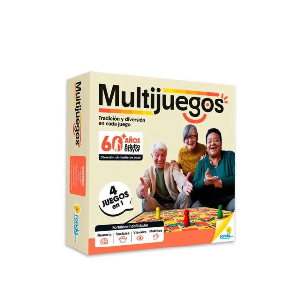 Juego de Mesa Multijuegos 4en1 60a+