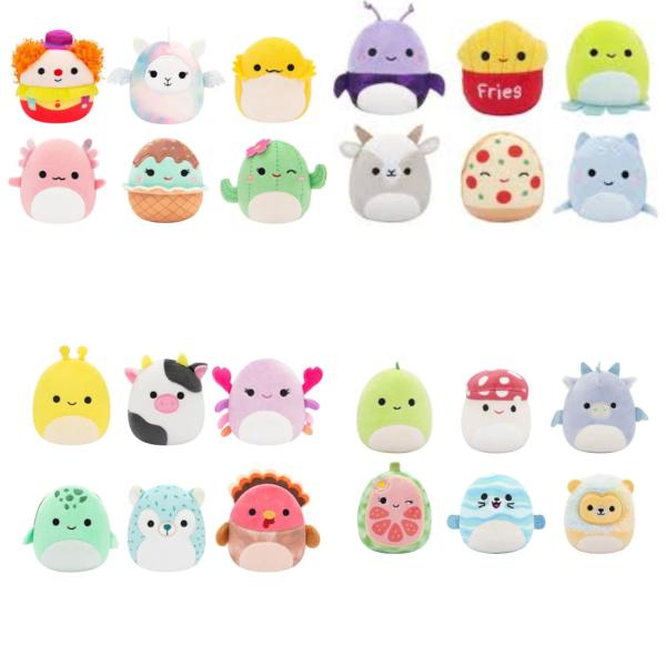 Peluches Micromallows  Mini Set/6 Surt/4 3a+ (009-0010-0011-0012)