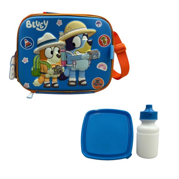 Lonchera 3D CON Taza y Botella de Bluey (BLUP2369)