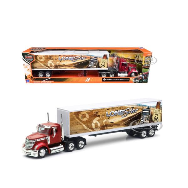 Trailer International Lonestar Rojo 1:43 5a+