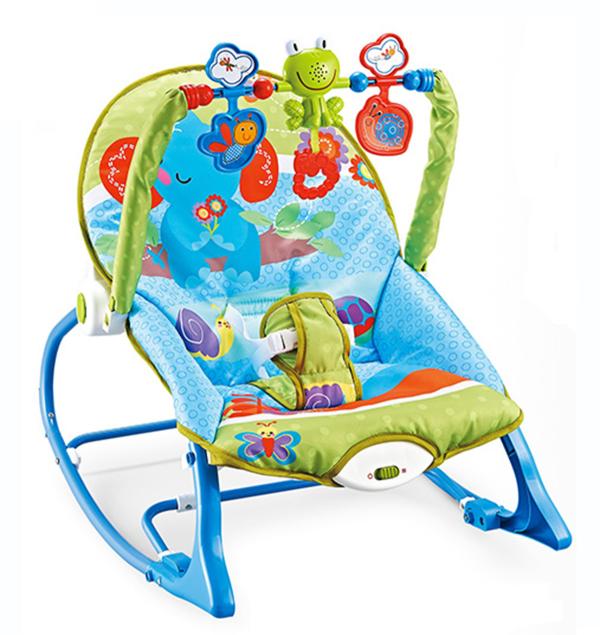 Silla Mecedora Vibradora Musical Rana 18Kg Max 0m+.
