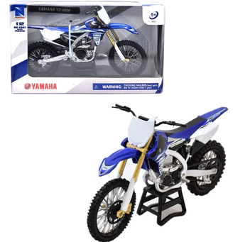 Motocicleta  Yamaha YZ450F 5a+ Escala 1:12 5a+
