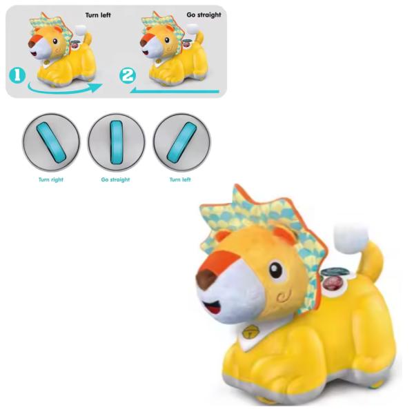 Mascota Interactiva de León para Bebes con Luces y Sonidos 3a+