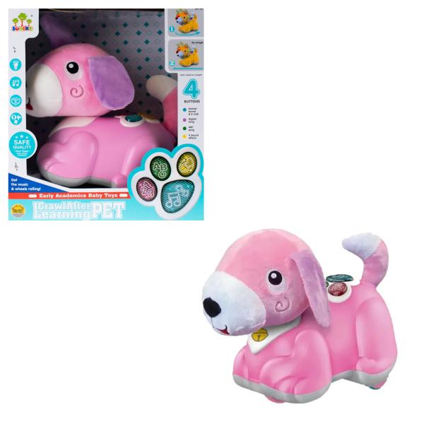 Mascota Interactiva de Perro  para Bebes con Luces y Sonidos  3a+