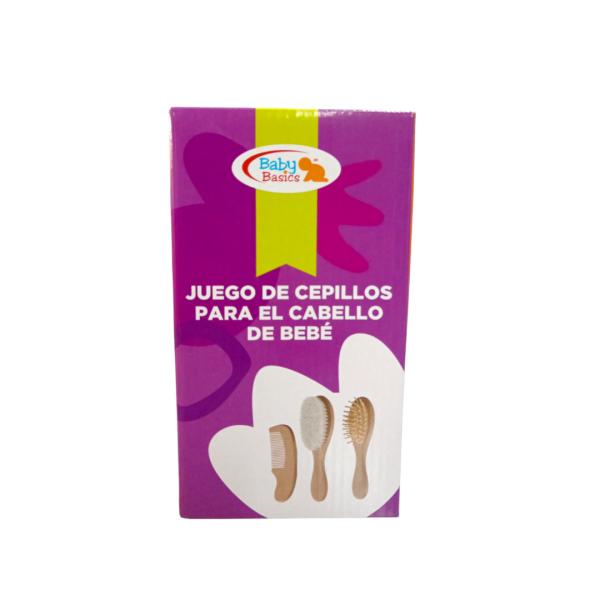 Set de 3 Cepillos para el Cabello del Bebé 3a+(458832)