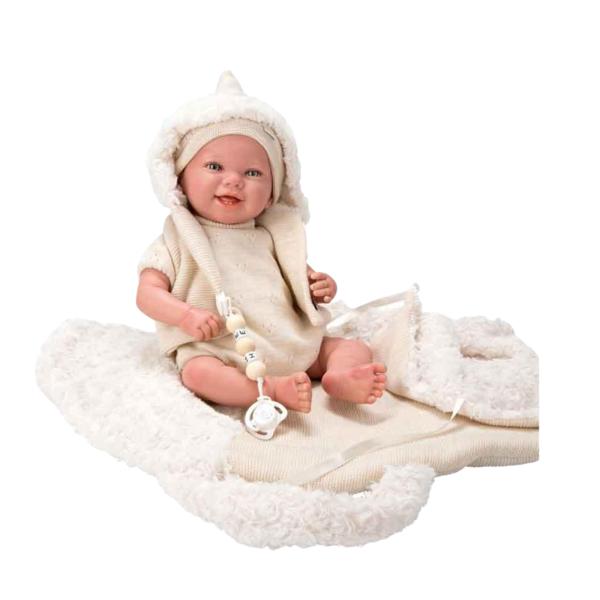 Bebé Real 40cm Arias Reborn C/Manta 6a+