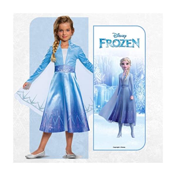 Disfraz Disney Frozen Elsa Talla XS 3-4 años