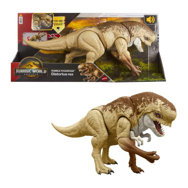 Figura Jurassic World Rebirth Distortus Rex 4a+