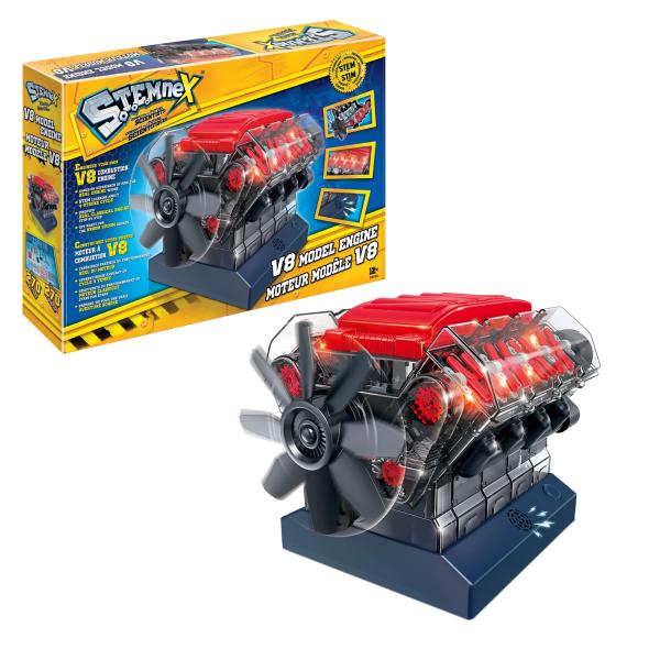 Juego Tecnológico Modelo de Motor V8 8a+