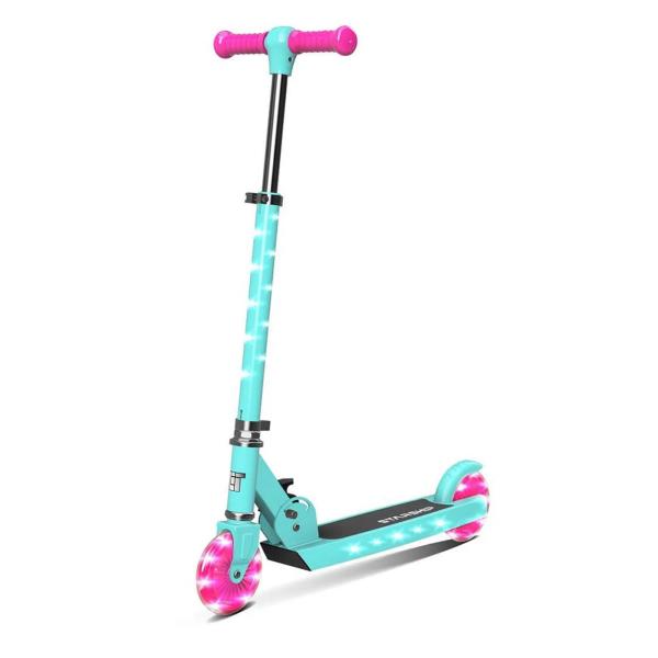 Scooter Color Verde Agua Starship Ajustable con Luz  5a+ 50kg Max (200699)