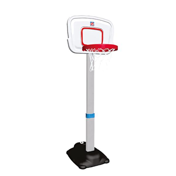 Cancha de Basketball Ajustable a 6 Alturas Gris 1 1/2 a 6a