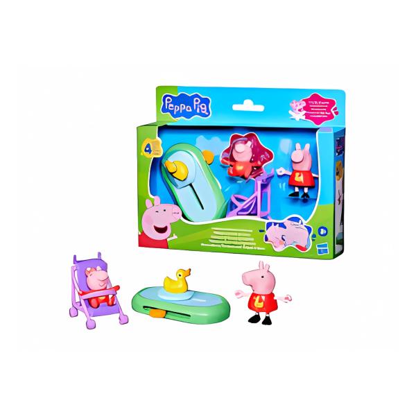 Figura de Peppa Pig y Evie Van al Parque 3a+