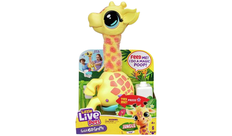 Little Live Pets Jirafa Mas  de 25 Sonidos 5a+