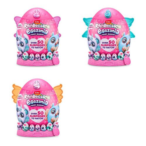 Huevo Rainbocorns Eggzania Fairy Mania Sorpresa Surt/3 3a+