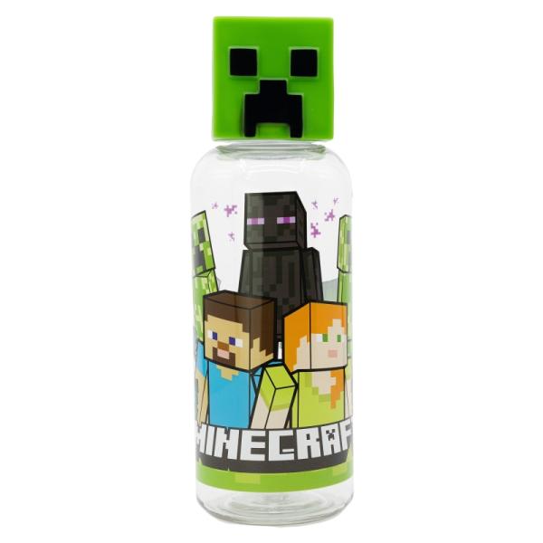 Botella con Tapa 3D MniCraft 560ml