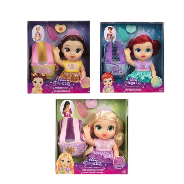 Muñeca  Bebé Disney Princesas C/ Porta Bebé Surt/3 2a+