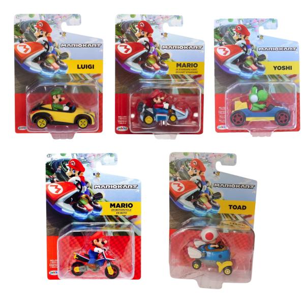 Vehiculos Nintendo Mario Kart Surt/5 3a+