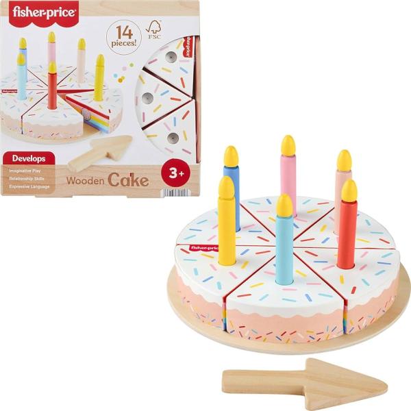 Fisher-Price Pastel de Madera 14Pzs 3a+