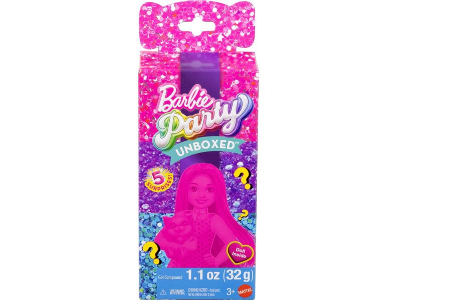 Muñeca Barbie Party  Sorpresa  Displ/4 3a+