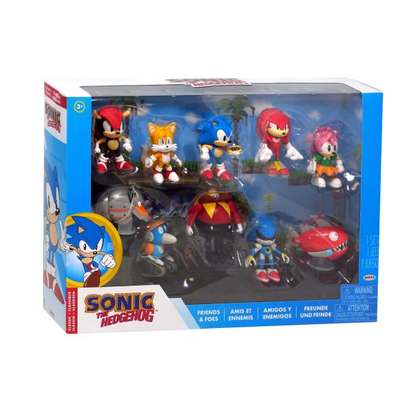 Figuras de Sonic the Hedgehog Set/10 3a+