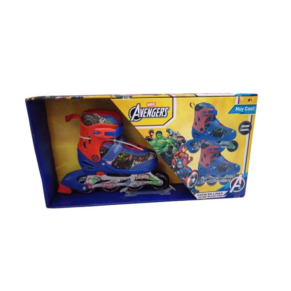 Patines en Linea Marvel Avengers Talla 31-34 Ajustable 6a+
