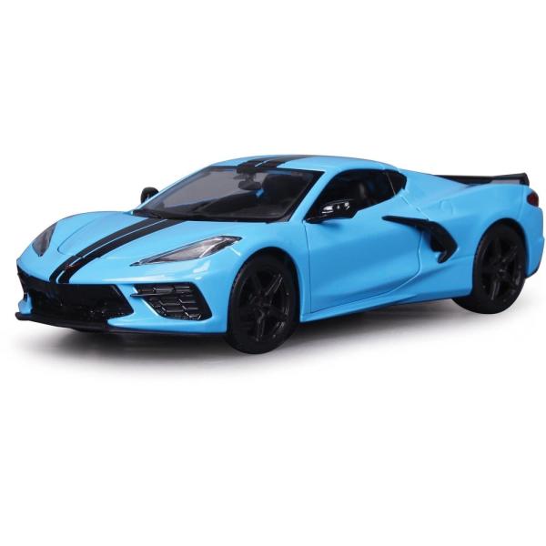 Carro Chevrolet Corvette Stingray Azul 2020Esc:1:24 3a+ (073178)