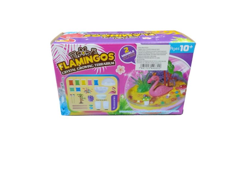 Terrario de Flamingo en Esfera con Accesoriós 10a+ ( 448802)