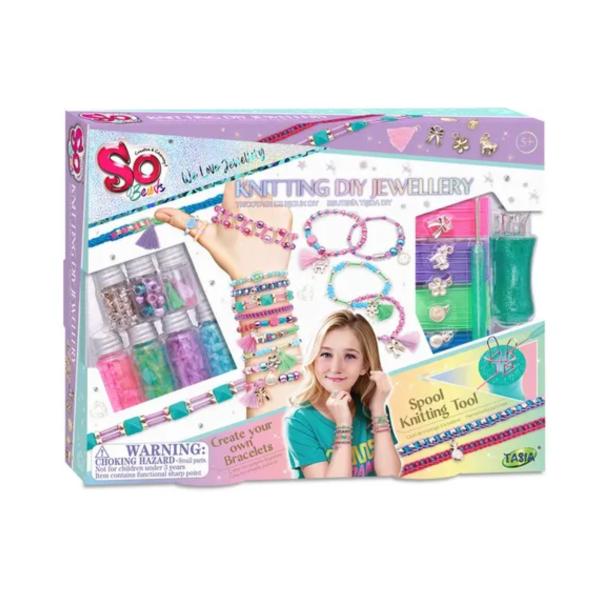 Set para Crear Tus Propias Pulseras Tejidas 5a+