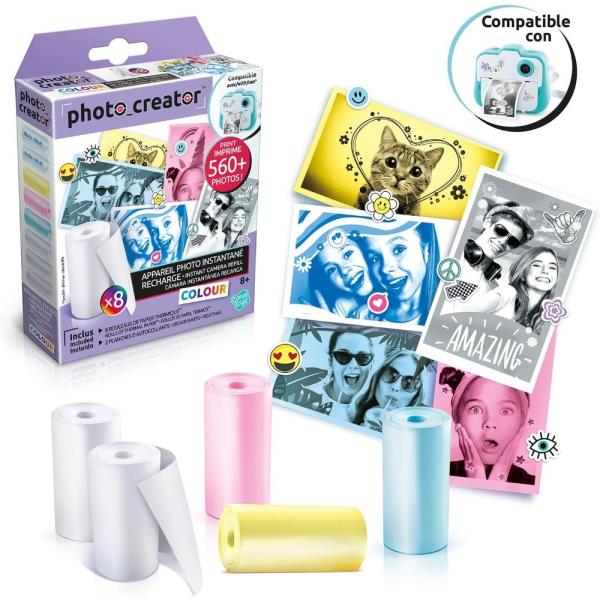 Repuestos de Rollos de Papel Térmico para Camara Instantánea 8a+