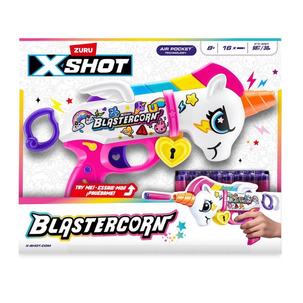 Lanzador de Dardos de Espuma S-Shot Blastercorn 8a+