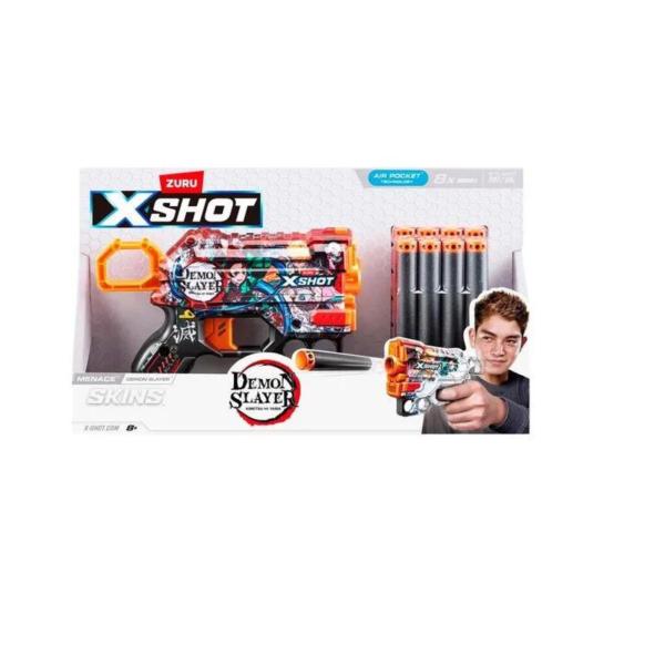 Lanzador de Dardos de Espuma X-Shot Menace  Skins Demon Slayer 8a+