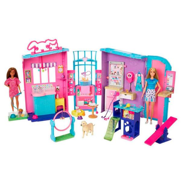 Muñeca Barbie GuarderÍa para Mascotas 3a+