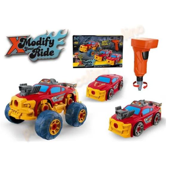 Set de Vehiculos Armables 3en1 46Pzs 3a+ Rojos (453578)