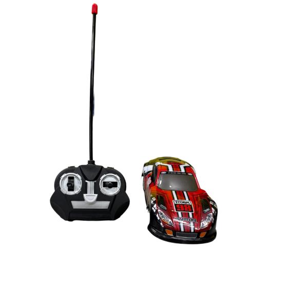Carro Control Remoto con Luz Rojo y Negro 3a+ (452441)