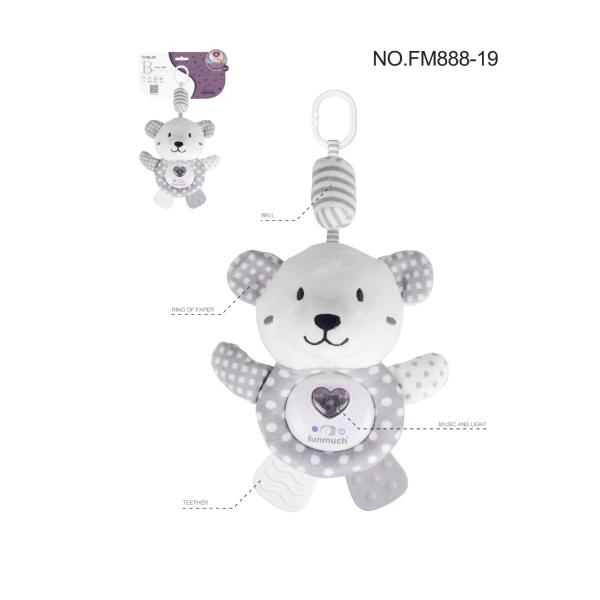Peluche Tranquilizante De Oso Con Luz Y Sonido 0M+ (452755)