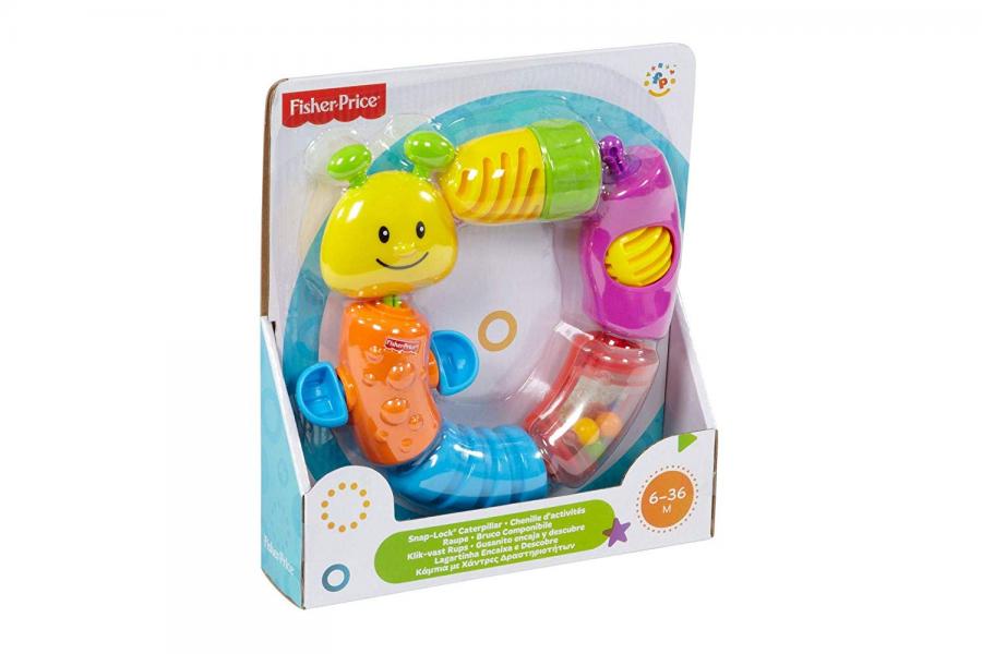 Fisher-Price Oruga de Encajar Cadenita de Colores 6-36M