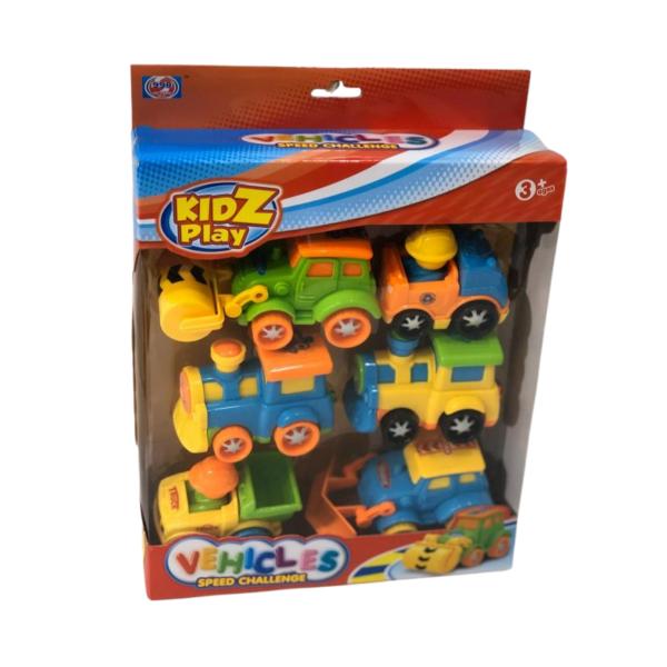 Mini Vehículos Set de 6 3a+(425599)
